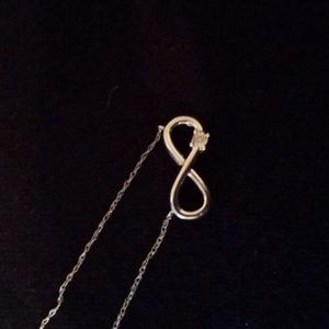 Sterling silver Infinity necklace